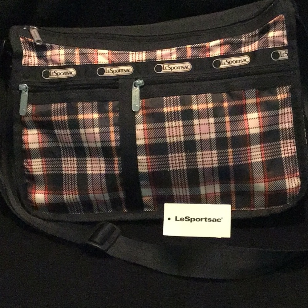 Final sale price LeSportsac classic plaid shoulder bag